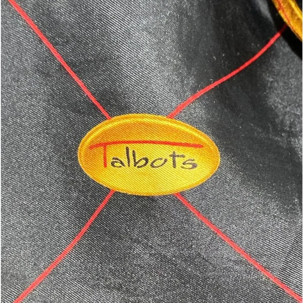 Vintage Talbots silk scarf 20
